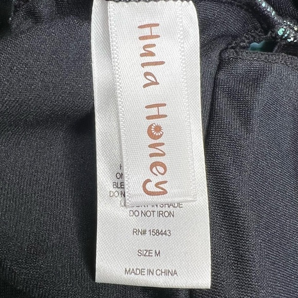 Hula Honey Twisted Palms Printed Cutout One Piece Swimsuit - Picture 11 of 13